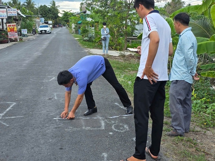 Cục điều tra VKSND tối cao điều tra tại hiện trường vụ tai nạn. (Ảnh: VietnamNet)