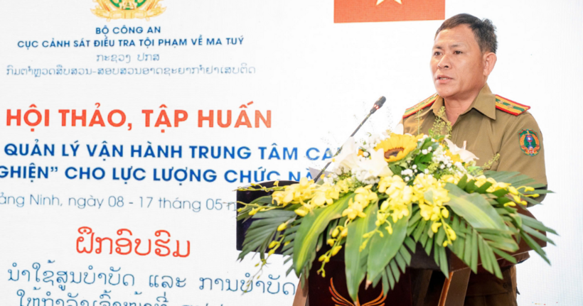 Thượng tá Bun-li-văn Vị-lay-sắc, Trưởng phòng cai nghiện, Văn phòng kiểm soát ma tuý, Tổng cục Cảnh sát, Bộ Công an Lào.