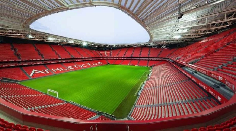 San Mames là sân nhà của Athletic Bilbao, có sức chứa hơn 50.000 chỗ ngồi. Ảnh: IANS.