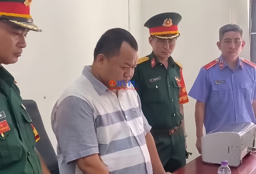 Trần Trung Kha, cựu cán bộ quản giáo bị khởi tố về tội Lợi dụng chức vụ, quyền hạn trong khi thi hành công vụ. Ảnh: Bảo vệ Pháp luật