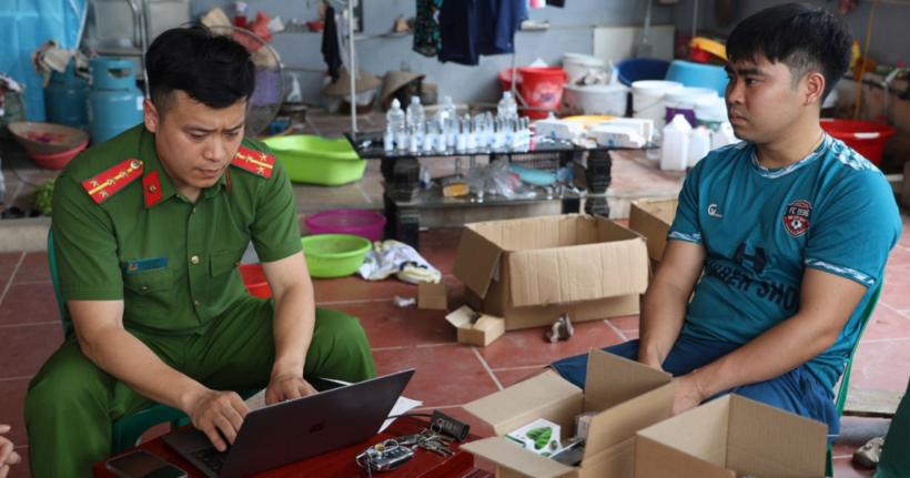 Cơ quan công an làm việc với Nguyễn Văn Khánh