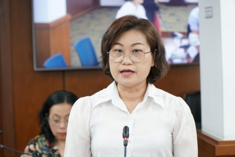 Bà Nguyễn Minh Bạch Lan - Phó Chánh Văn phòng Sở GD&ĐT TP.HCM. Ảnh: Tiền Phong