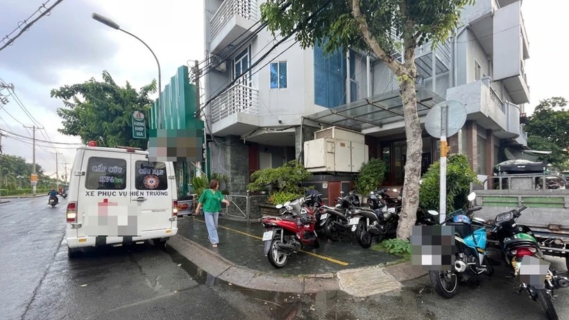 Hiện trường nơi phát hiện thi thể. Ảnh: PLO.