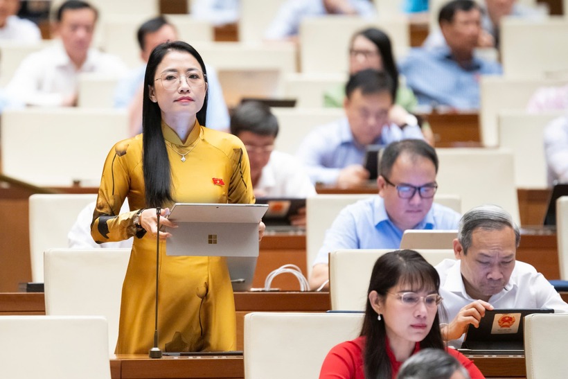 Đại biểu Trần Khánh Thu. Ảnh: Quochoi.vn