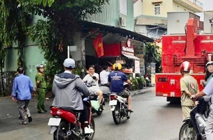 Nơi xảy ra vụ nổ: Ảnh: Báo Công an Nhân dân.