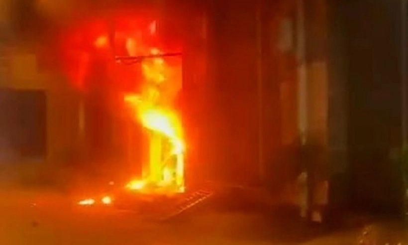 Hiện trường vụ cháy. Ảnh: VOH