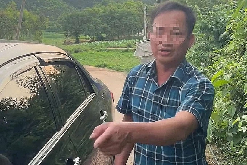 Nam tài xế trong vụ việc.