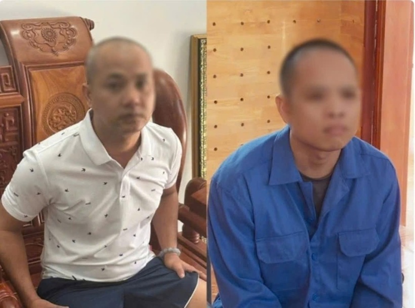 Nguyễn Thái Nguyên (bên trái) và Trần Văn Ngọ. Ảnh: Công Lý