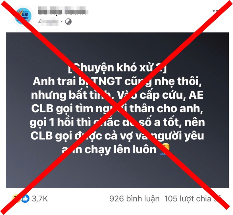 Nội dung bài viết được đăng tải trên mạng xã hội, thu hút nhiều lượt tương tác, bình luận. Ảnh: VietNamnet