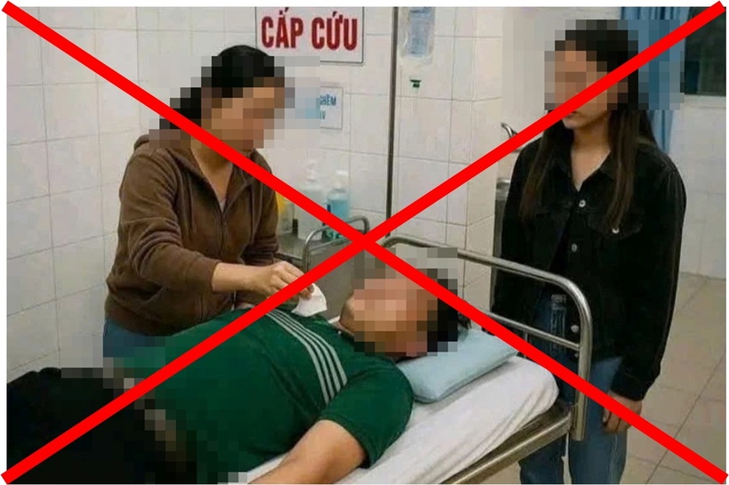 Hình ảnh lan truyền trên mạng xã hội được cho là do AI tạo ra.