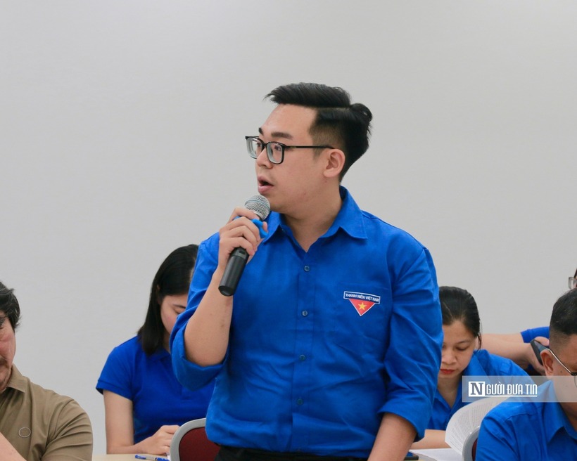 Chủ tịch Hội Luật gia Việt Nam đối thoại với đoàn viên thanh niên - 6
