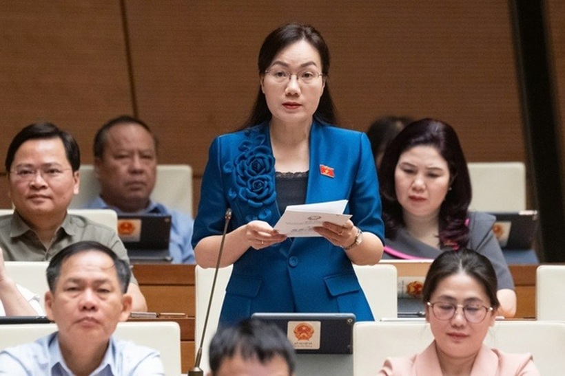 Đại biểu Đỗ Thị Việt Hà (Ảnh: Media Quốc hội).
