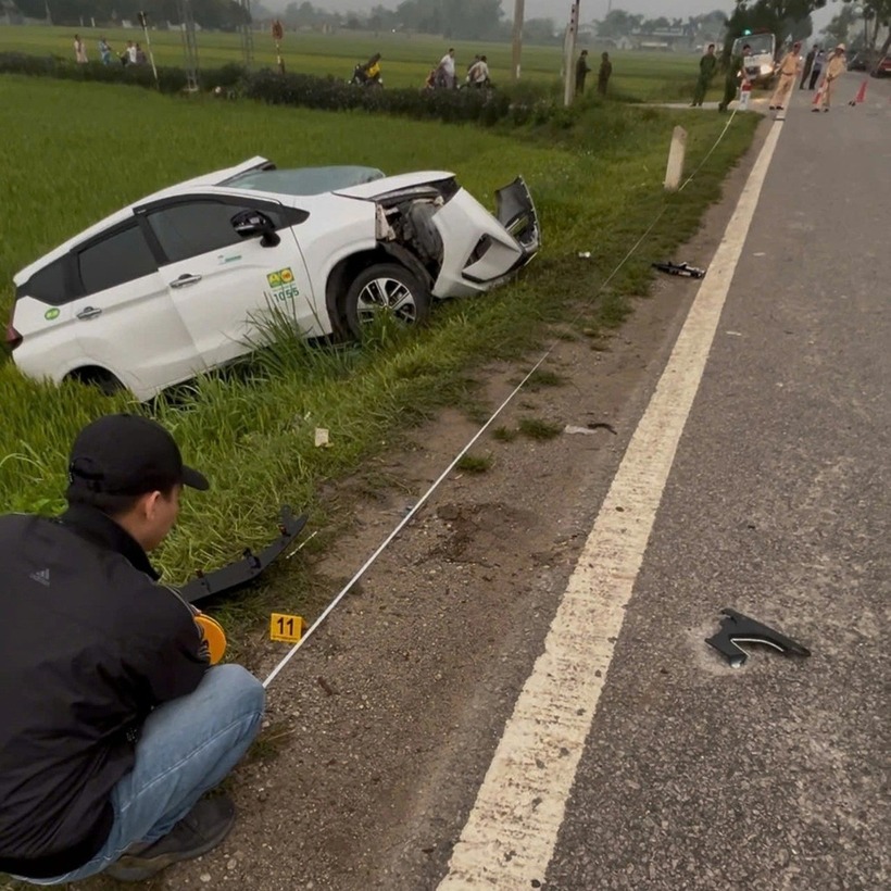 Hiện trường vụ tai nạn khiến 1 người tử vong ở Điện Biên. Ảnh: Dân Trí