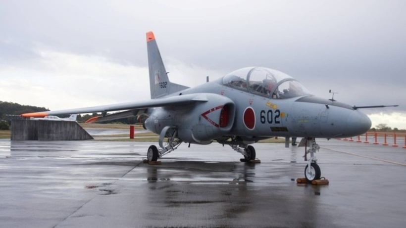 Hình ảnh một chiếc máy bay huấn luyện T-4 của Nhật Bản. Ảnh: Japan Times