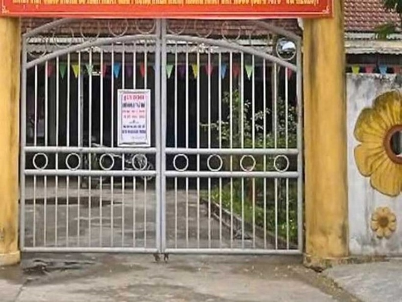 Trường mầm non nơi bà T. công tác. Ảnh: Lao động