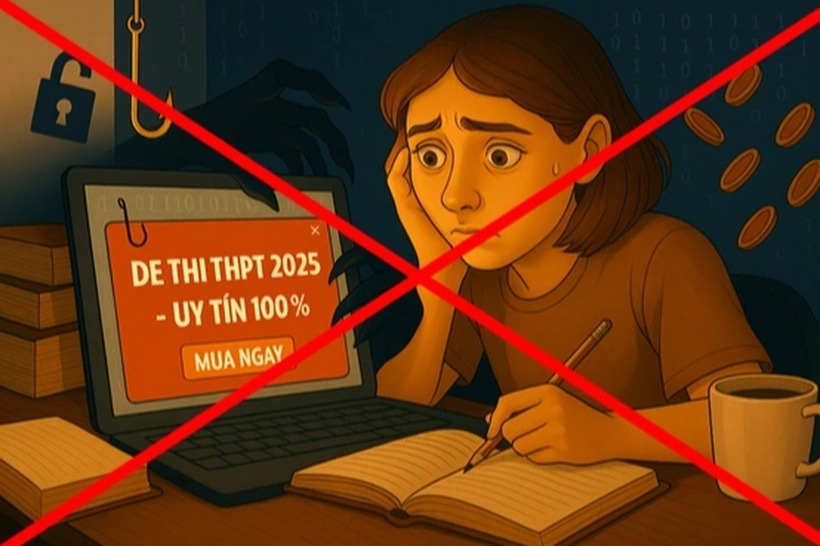 Công an Đắk Lắk phát cảnh báo thủ đoạn lừa đảo mùa thi. Ảnh: Dân trí