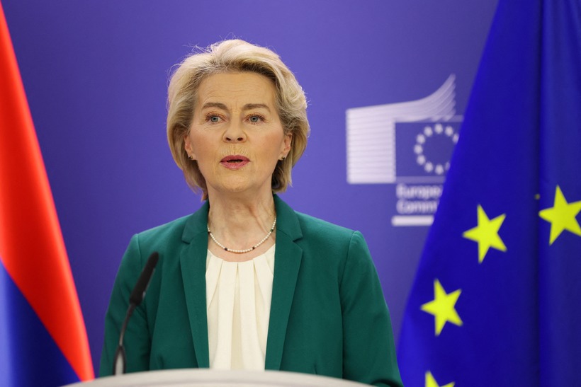Chủ tịch Ủy ban châu Âu Ursula von der Leyen. Ảnh: Reuters