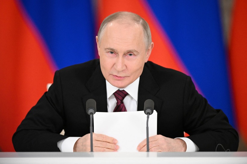 Tổng thống Nga Vladimir Putin. Ảnh: Reuters