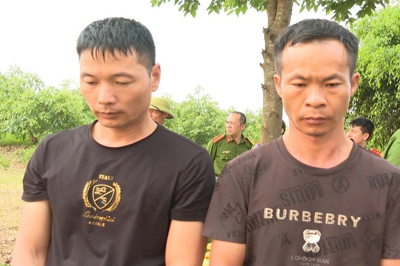 Hai nghi can người Trung Quốc bị bắt giữ. Ảnh: