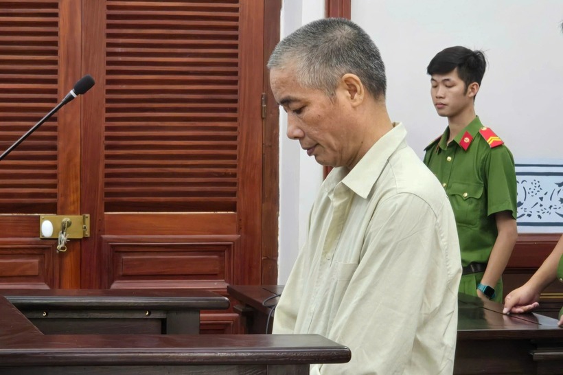 Bị cáo Dũng tại tòa. (Ảnh: )