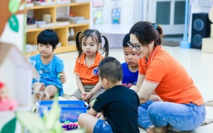 Đề xuất tổng số giờ được chi trả tiền lương dạy thêm giờ đối với giáo viên mầm non không quá số giờ làm thêm theo quy định của pháp luật về lao động. Ảnh minh họa: Người Đưa Tin