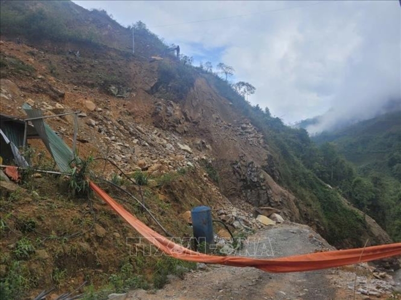 Hiện trường vụ sạt lở khi thi công thủy điện ở Lai Châu, 9 người thương vong - 1