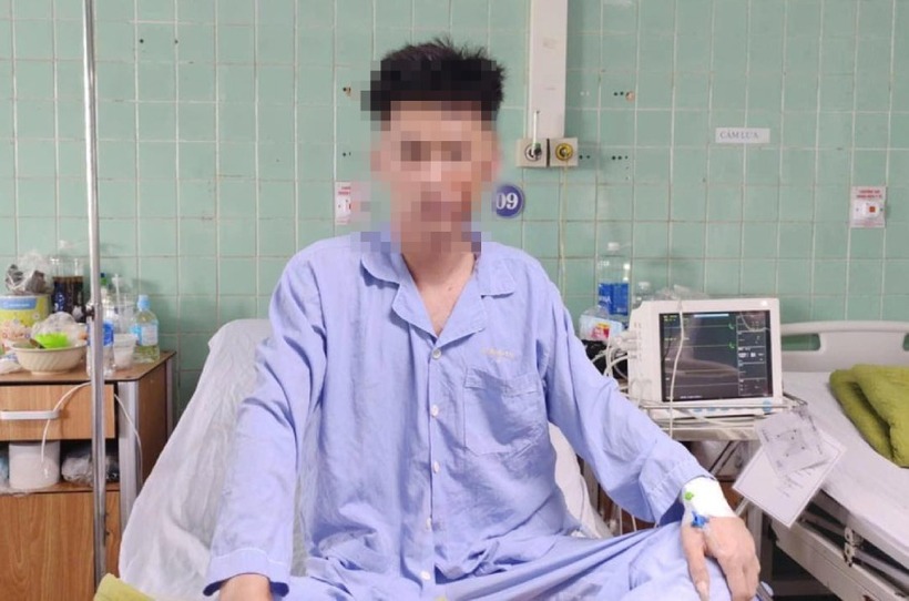 Hiện, nam thanh niên đã ổn định. Ảnh: VietNamNet.