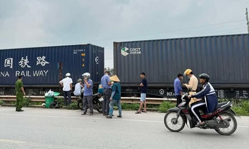 Hiện trường xảy ra vụ tai nạn. Ảnh: Báo Bắc Giang.