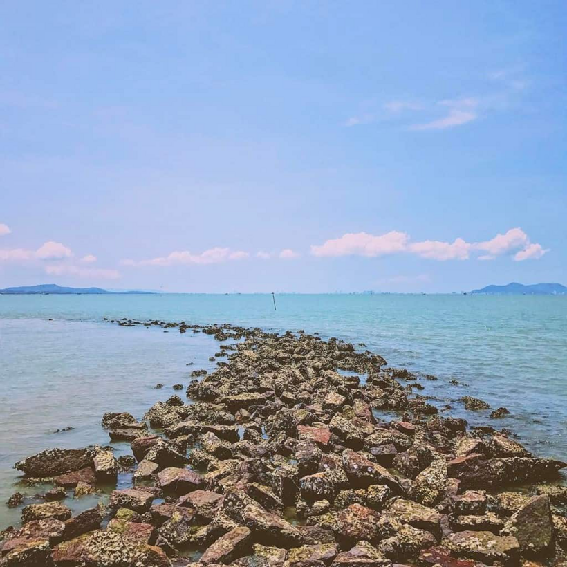 Bãi biển Cần Giờ có nét đặc trưng riêng với màu nước biển tối sẫm, khác biệt so với nhiều nơi khác.