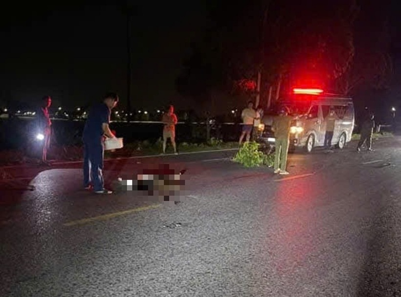 Hiện trường vụ tai nạn. Ảnh: Sức khỏe và Đời sống
