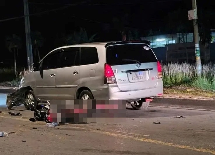 Hiện trường vụ tai nạn. Ảnh: Pháp luật TP.HCM