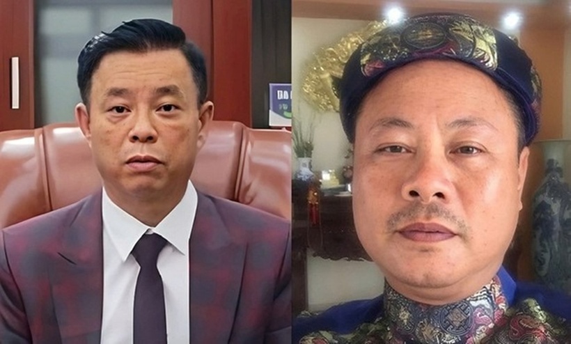Ông Phạm Văn Cách (trái) và Nguyễn Mạnh Quyền. Ảnh: PLO.