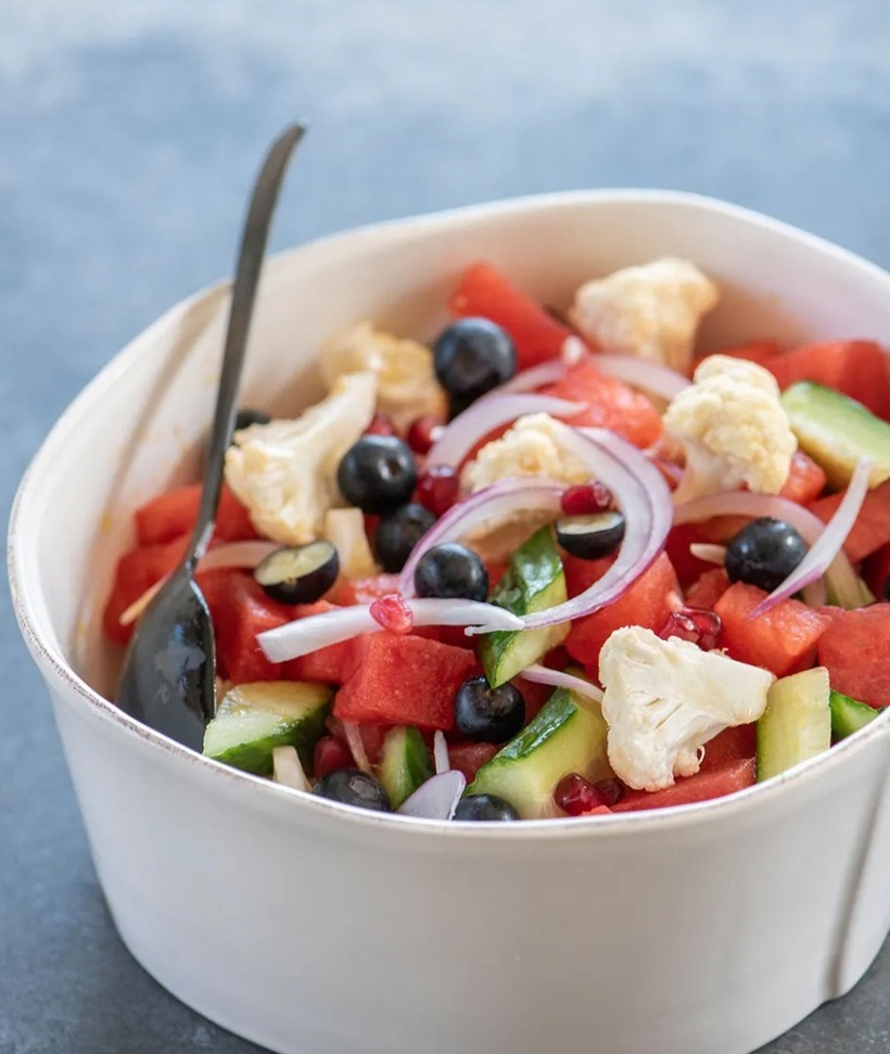 Món salad hoa quả siêu hấp dẫn. Ảnh minh hoạ.