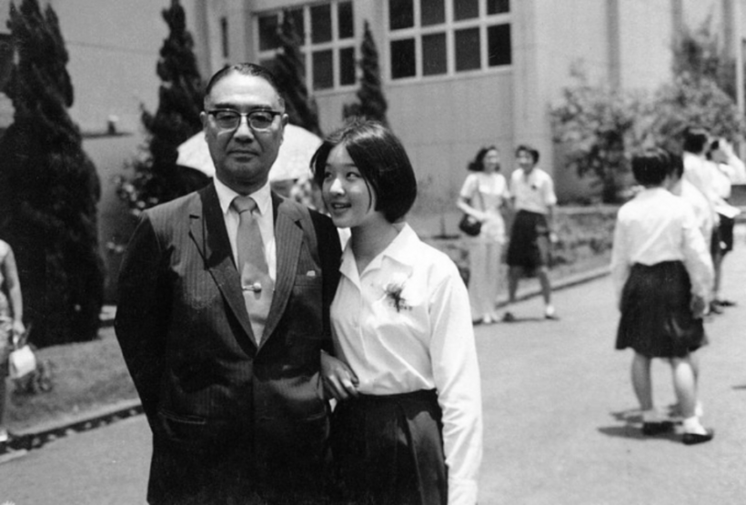 Hồ Nhân Mộng khi còn là nữ sinh trung học.