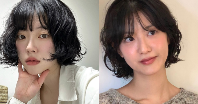 Tóc ngắn xoăn tôn lên nét ngọt ngào của chính chủ