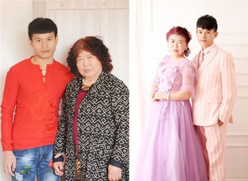Chu Tử và bà Cần. Ảnh: Sohu.