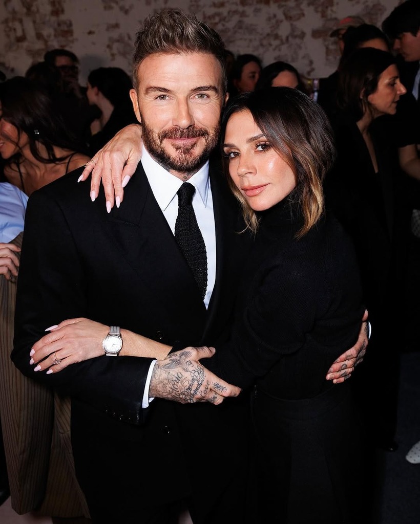 Victoria Beckham và David Beckham.