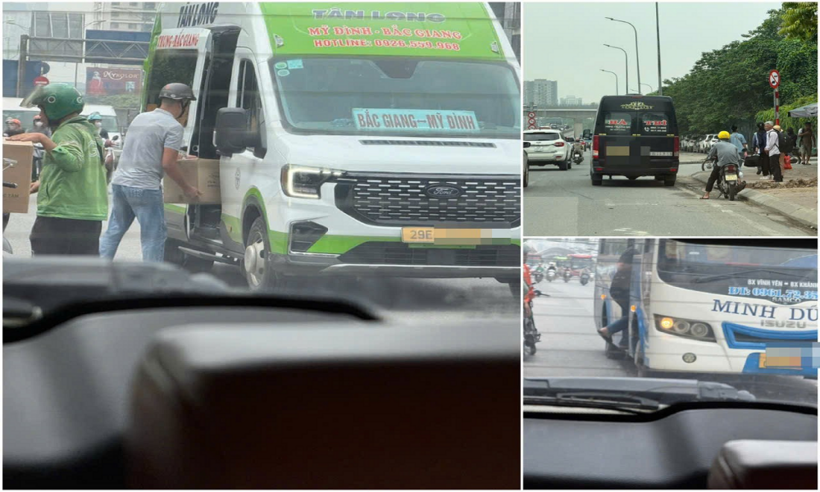 Lực lượng được chia làm 2 tổ: tổ ghi hình các phương tiện vi phạm và tổ công khai làm nhiệm vụ dừng xe, xử lý.