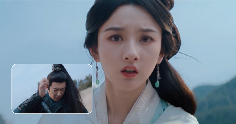 Kiều Man lo lắng gọi Ngụy Thiệu khi anh choáng váng ngã xuống rồi bất tỉnh sau khi trúng tên.