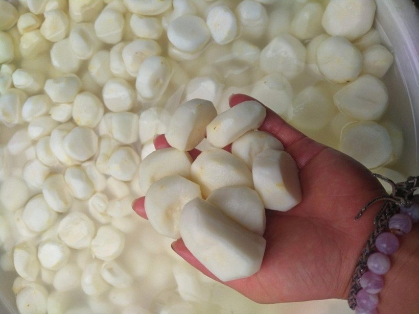 Củ mã thầy đem rửa sạch, gọt vỏ rồi ăn ngay giống củ đậu hoặc chế biến thành món chè, nấu canh.