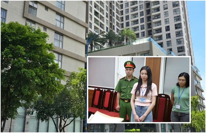 Bộ Công an khám xét nơi ở của hoa hậu Thùy Tiên tại TP.HCM. Ảnh: Người lao động/Vietnamnet