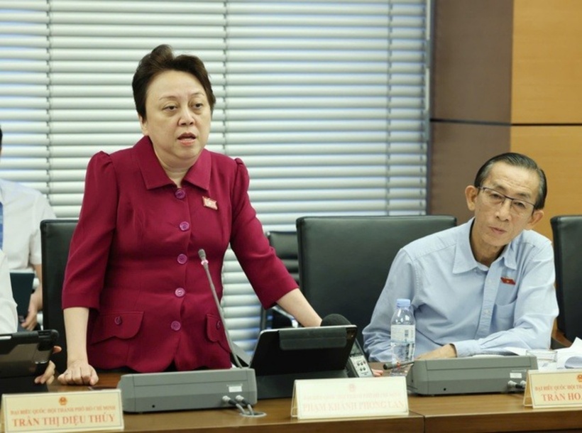 ĐBQH Phạm Khánh Phong Lan (Ảnh: Q.P).