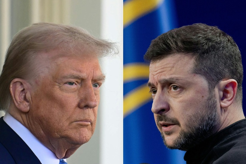 Ông Trump bất ngờ thừa nhận "mối quan hệ khó khăn" với ông Zelensky. Ảnh: Getty Images