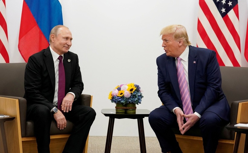 Tổng thống Mỹ Donald Trump và Tổng thống Nga Vladimir Putin. Ảnh: Reuters