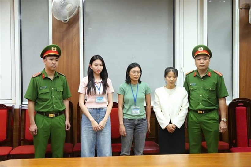 Hoa hậu Nguyễn Thúc Thùy Tiên bị khởi tố, bắt tạm giam để điều tra tội "Lừa dối khách hàng" (Ảnh: Bộ Công an).