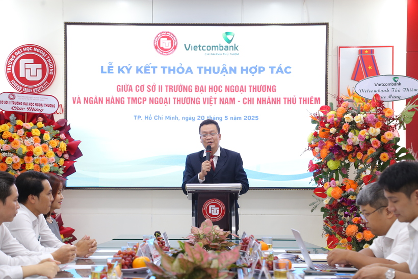 PGS, TS Nguyễn Xuân Minh – Giám đốc Cơ sở II phát biểu tại buổi Lễ