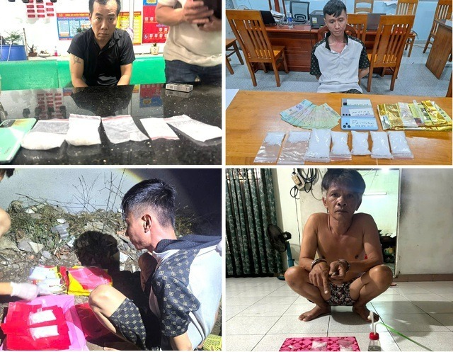 Các đối tượng bị bắt giữ. (Ảnh: Người lao động)