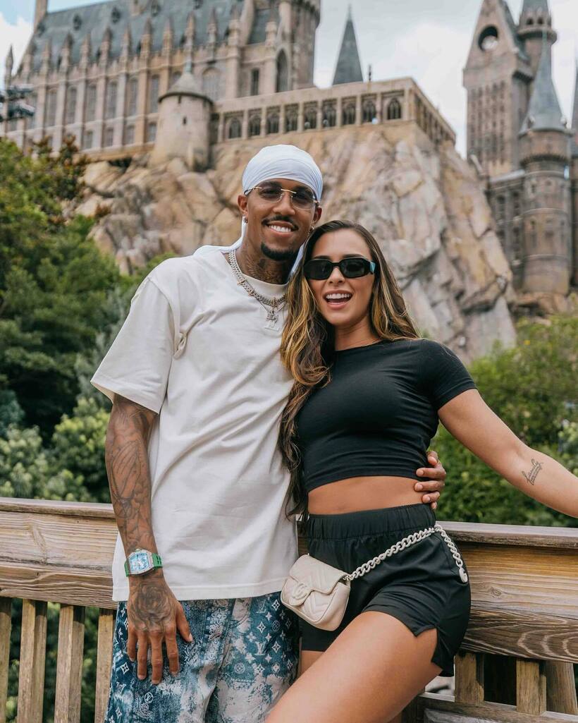 Militao và Taina Castro. (Ảnh: Instagram Taina Castro)