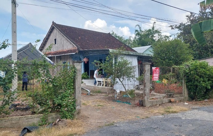 Ngôi nhà xảy ra án mạng. (Ảnh: NLĐ)