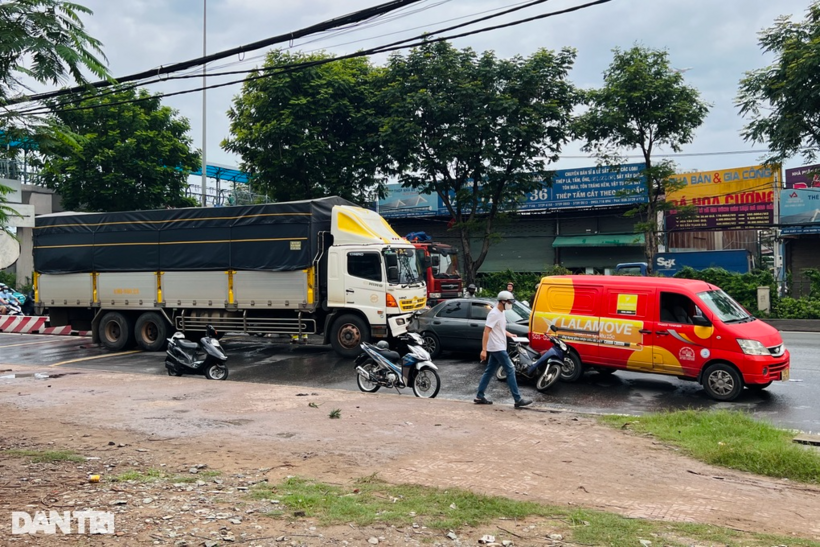 Hiện trường vụ tai nạn. Ảnh: Dân Trí